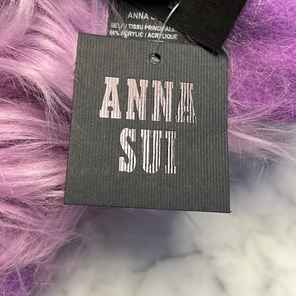 Anna Sui X Free People Fab Faux Fur Scarf NWT - Picture 9 of 15
